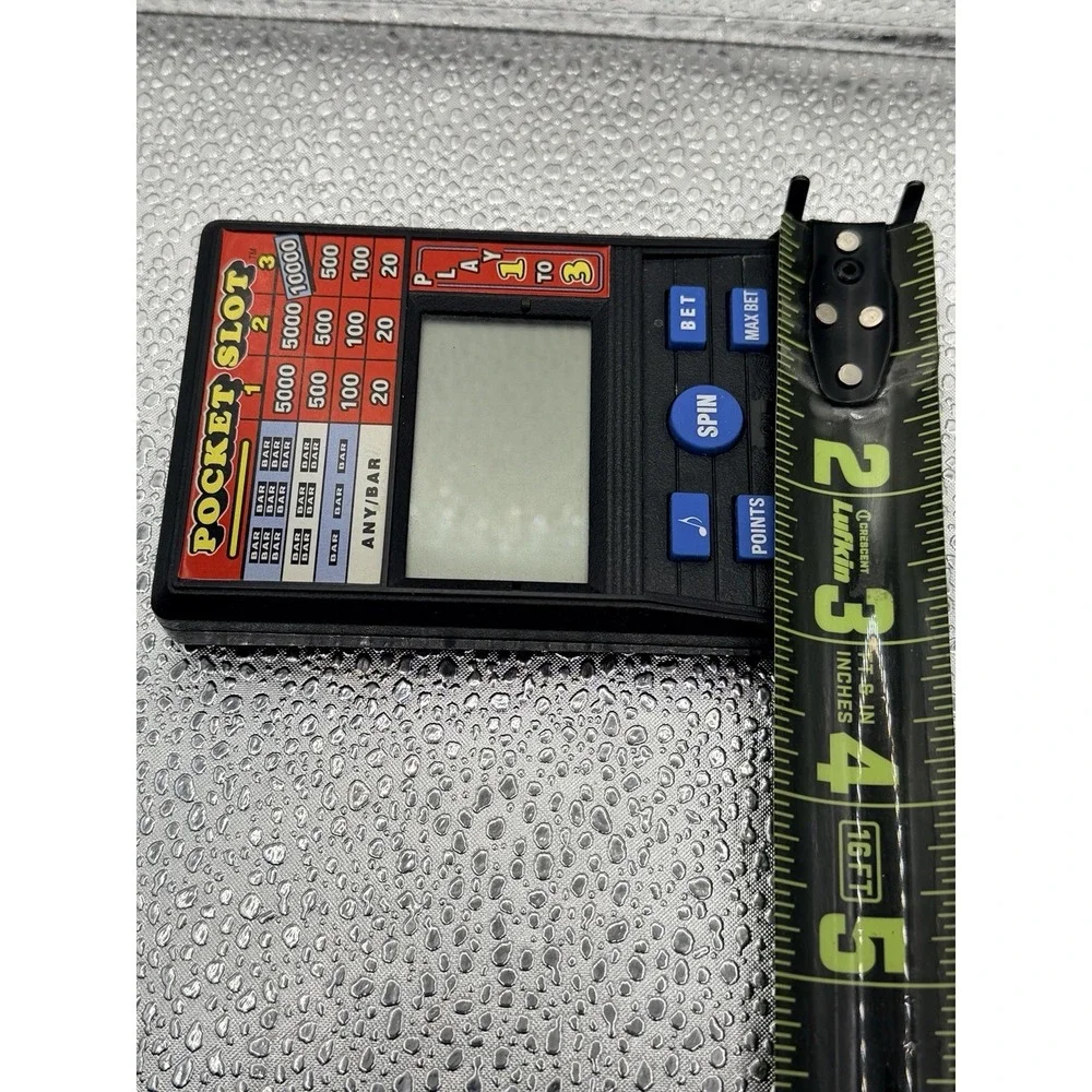 Vintage 90s RADICA Pocket Slots Electronic Handheld Game Model # 1370 WORKS